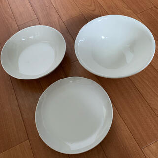 ムジルシリョウヒン(MUJI (無印良品))の無印良品　食器　深皿　ラーメン皿　3点セット(食器)