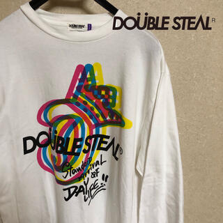 ダブルスティール(DOUBLE STEAL)のdouble steal ダブルスティール ロンT Tシャツ 希少ロゴ(Tシャツ/カットソー(七分/長袖))