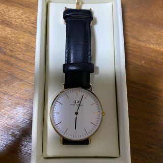 ダニエルウェリントン(Daniel Wellington)のダニエルウェリントン　36mm 黒　(腕時計(アナログ))