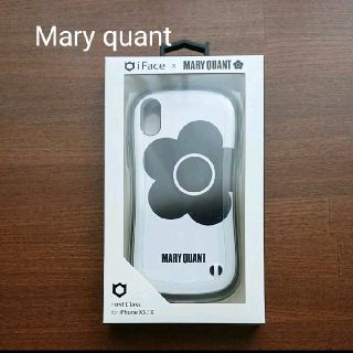 マリークワント(MARY QUANT)の新品マリークワント iFace モバイルケース  iPhoneX／XS ホワイト(iPhoneケース)