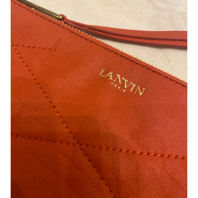 LANVIN(ランバン)のLANVIN paris キルティングレザーポーチ レディースのファッション小物(ポーチ)の商品写真