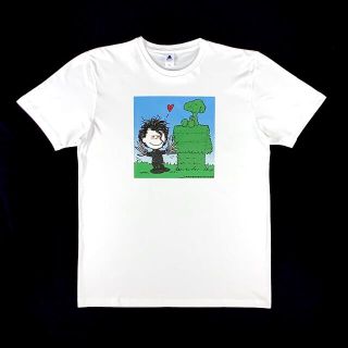 【夏Tシャツ】新品 チャーリーブラウン シザーハンズ パロディ Tシャツ(Tシャツ/カットソー(半袖/袖なし))