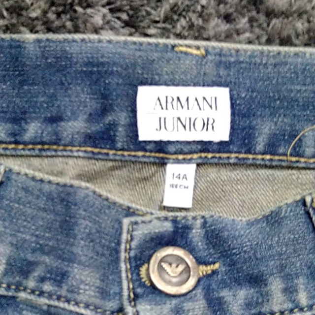 ARMANI JUNIOR(アルマーニ ジュニア)のアルマーニジュニア　ジーンズ半パン👖 キッズ/ベビー/マタニティのキッズ服男の子用(90cm~)(パンツ/スパッツ)の商品写真