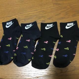 ナイキ(NIKE)のNIKE ソックス　2足セット　黒と紺(その他)