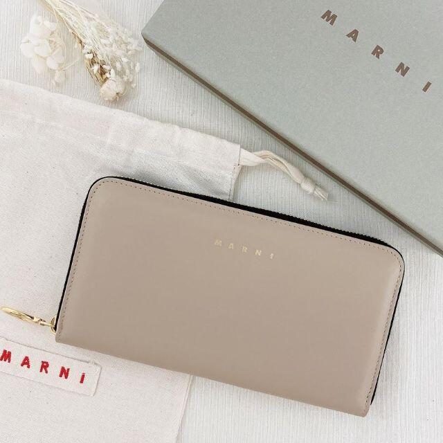 3年保証 即日出荷 【MARNI】新品◇ジップアラウンドウォレット◇長財布