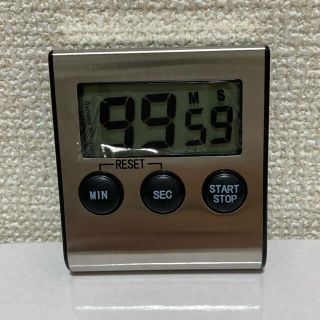 新品・未使用　キッチンタイマー【電池付き】(収納/キッチン雑貨)