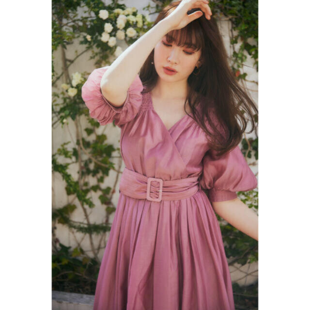 her lip to☆Airy Volume Sleeve Dress-