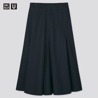 ユニクロ(UNIQLO)のUNIQLO コットンツイルフレアスカート(ロングスカート)