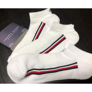 トミーヒルフィガー(TOMMY HILFIGER)の【新品】トミー ヒルフィガー  靴下 ソックス 25～29cm 3足セット(ソックス)