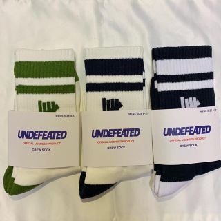 アンディフィーテッド(UNDEFEATED)のundefeated 靴下 ソックス アンディフィーテッド 25〜29cm3足(ソックス)