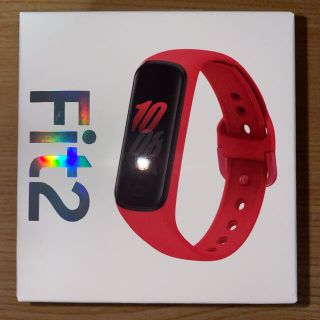 ギャラクシー(Galaxy)のSAMSUNG サムスン Galaxy Fit2 スカーレッド 補償書付き(PC周辺機器)