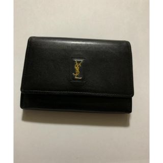 サンローラン(Saint Laurent)のイヴサンローラン レザー ロゴ カード コインケース(コインケース)