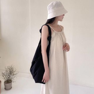 スタイルナンダ(STYLENANDA)の【予約商品】《3カラー》リネン　ロングワンピース　韓国ファッション(ロングワンピース/マキシワンピース)