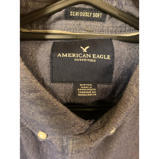 American Eagle(アメリカンイーグル)のアメリカンイーグル 長袖シャツ シャンブレーシャツ メンズのトップス(シャツ)の商品写真