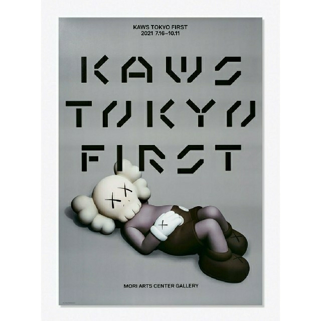 kaws tokoy ポスター TOKYO FIRST GLASS SMILE