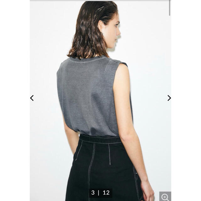 moussy(マウジー)のmoussy HEMP BLEND SLEEVELESS トップス レディースのトップス(カットソー(半袖/袖なし))の商品写真