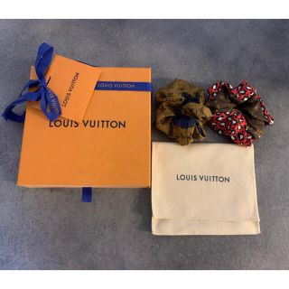 ルイヴィトン(LOUIS VUITTON)の【akatsuki様専用】新品未使用　ルイヴィトン　シュシュ2点セット(ヘアゴム/シュシュ)