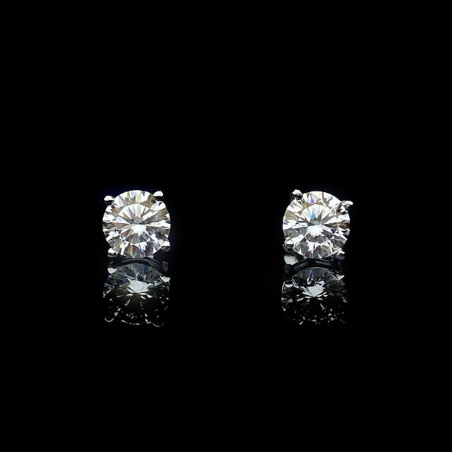 2.0ct 鑑定済み 最高級グレードモアサナイト プラチナ加工