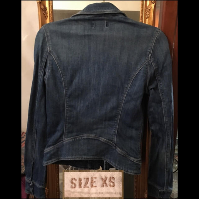 DIESEL デニムライダースジャケット/ストレッチあり/レディースの通販 by KAORU's shop|ディーゼルならラクマ - 美品❗️人気DIESEL 新品NEW