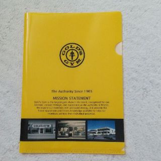 (非売品)GOLD'S GYM クリアファイル(ファイル/バインダー)