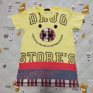 ドラッグストアーズ(drug store's)のドラッグストアーズ　切替Tシャツ　ミニワンピ　チュニック(Tシャツ(半袖/袖なし))