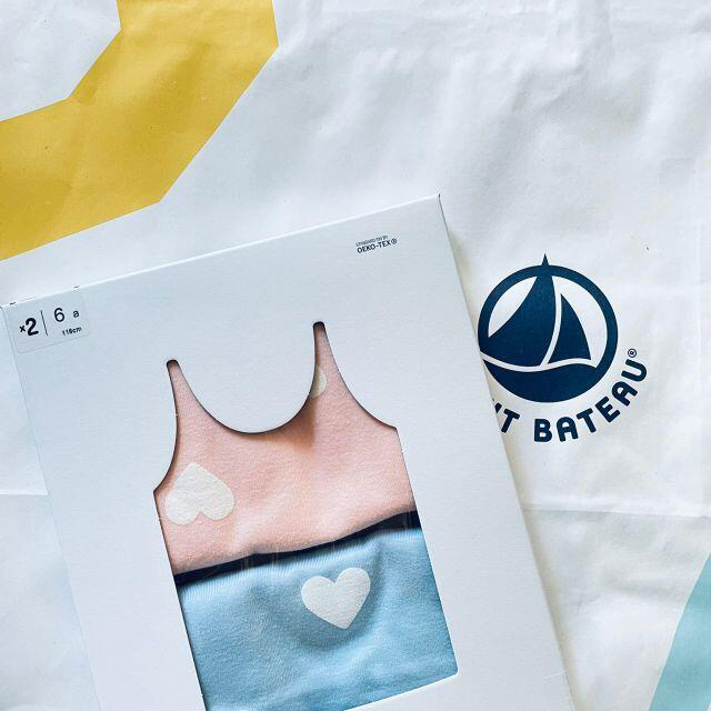 PETIT BATEAU(プチバトー)のar09様専用①　プチバトー キッズ/ベビー/マタニティのキッズ服女の子用(90cm~)(下着)の商品写真