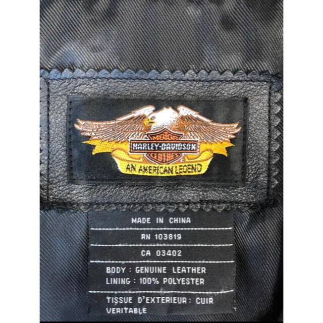 Harley Davidson(ハーレーダビッドソン)のハーレー　100周年　レザーベスト メンズのジャケット/アウター(ライダースジャケット)の商品写真