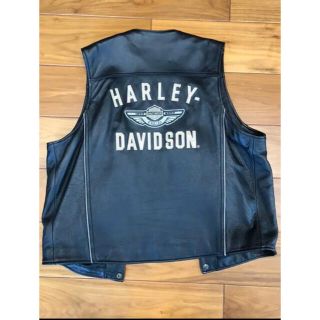 ハーレーダビッドソン(Harley Davidson)のハーレー　100周年　レザーベスト(ライダースジャケット)