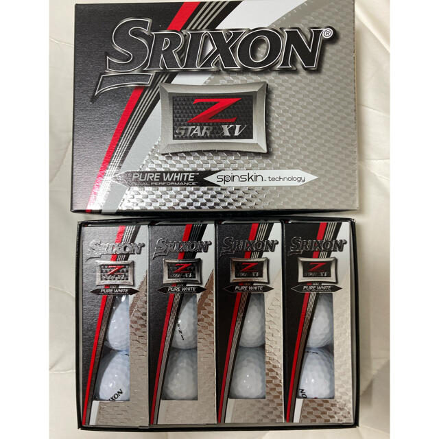 スリクソン Z-STAR XV SRIXON 10ダース 新品　ピュアホワイト