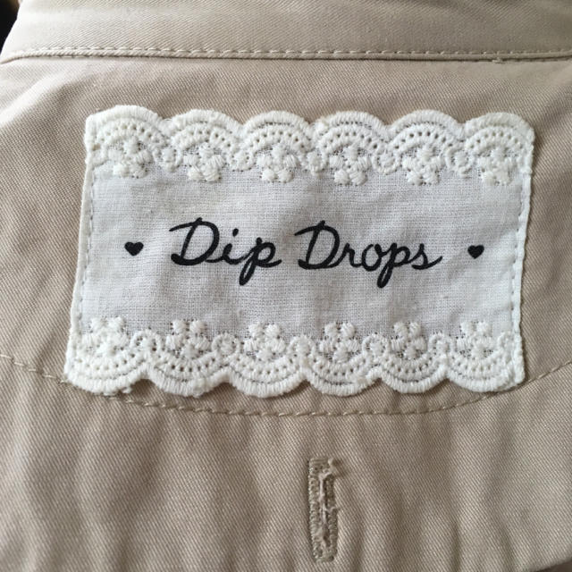 Dip Drops(ディップドロップス)の★クリーニング済み★トレンチコート ベージュ/Sサイズ レディースのジャケット/アウター(トレンチコート)の商品写真