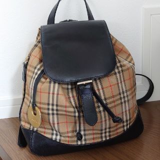 バーバリー(BURBERRY)のBURBERRY ヴィンテージ レザーリュック(リュック/バックパック)