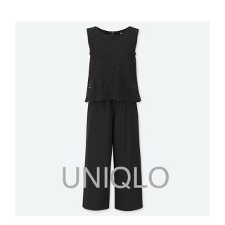 ユニクロ(UNIQLO)のUNIQLO 新品　ユニクロ レースオールインワン  オールインワン(オールインワン)