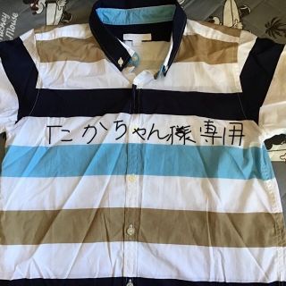 バーバリー(BURBERRY)の希少　バーバリーチルドレン　カッコいいボーダーシャツ　(ブラウス)