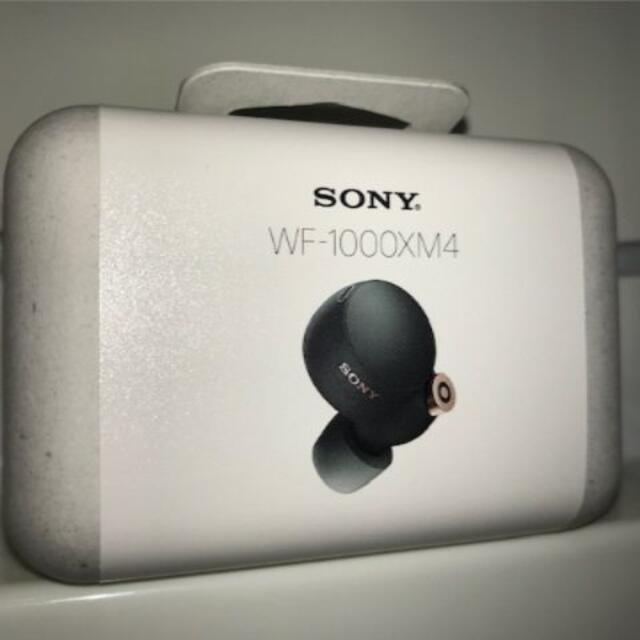 【新品未開封】SONY WF-1000XM4 ブラック スマホ/家電/カメラのオーディオ機器(ヘッドフォン/イヤフォン)の商品写真