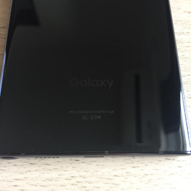 Galaxy(ギャラクシー)のGalaxy Note 10+ Aura Black SC-01M ギャラクシー スマホ/家電/カメラのスマートフォン/携帯電話(スマートフォン本体)の商品写真