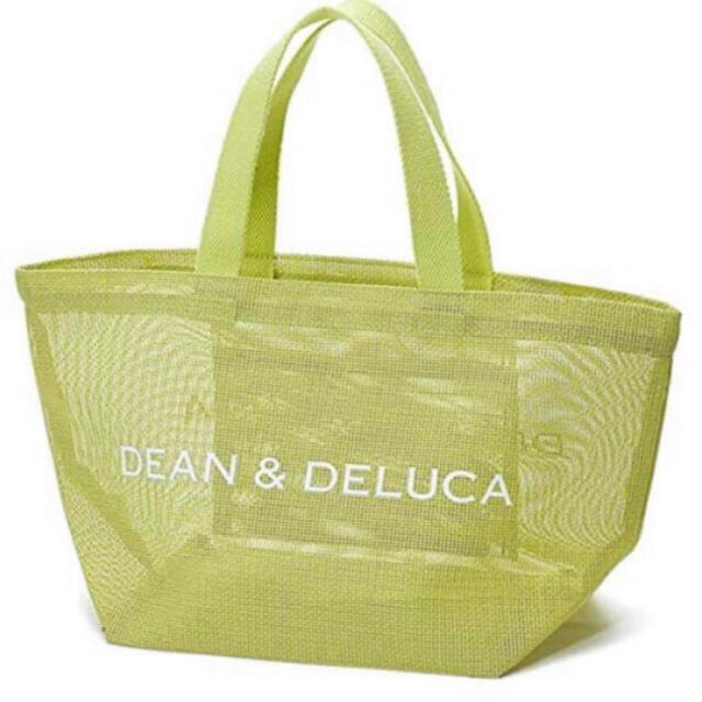 エコバッグDEAN&DELUCA ＊メッシュトートバッグ Sサイズ ライムグリーン