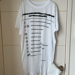 マルタンマルジェラ(Maison Martin Margiela)のMM6 メゾンマルジェラ Tシャツ ワンピース(Tシャツ(半袖/袖なし))