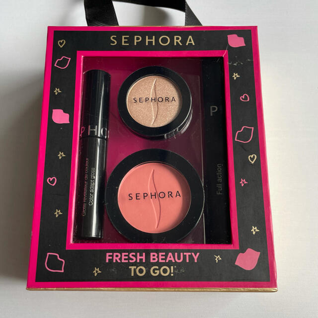 sephora コスメキット　限定人気セットを集めたコフレです