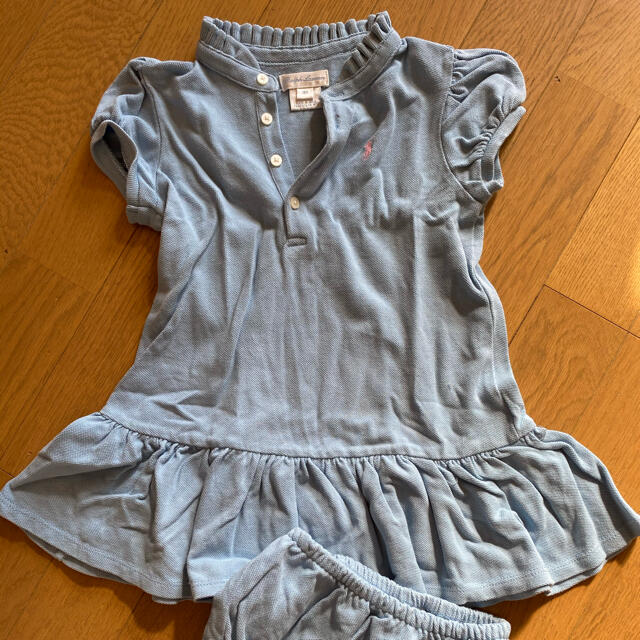 Ralph Lauren(ラルフローレン)のラルフローレン　80サイズ　ワンピース キッズ/ベビー/マタニティのベビー服(~85cm)(ワンピース)の商品写真