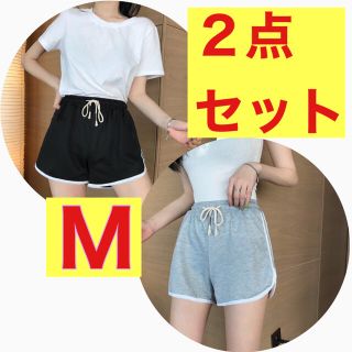 ショートパンツ ルームウェア 韓国　M(ショートパンツ)