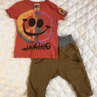 ジャム(JAM)のJAM 半袖Tシャツ(110)&五分丈パンツ(110)セット　ストーリーズ (Tシャツ/カットソー)