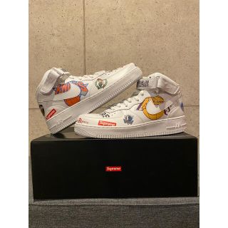 シュプリーム(Supreme)のSUPREME × NBA × NIKE AIR FORCE 1 MID 新品(スニーカー)