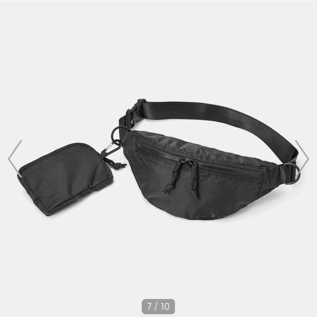 GU(ジーユー)のウエストバッグ ウエストポーチ ボディバッグ メンズのバッグ(ウエストポーチ)の商品写真