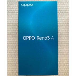 オッポ(OPPO)のOPPO Reno 3a ホワイト　SIMフリー美品　(スマートフォン本体)