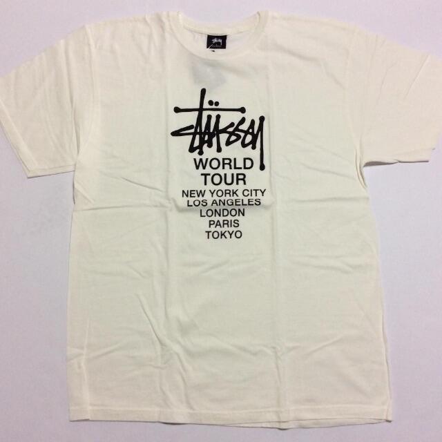 STUSSY(ステューシー)のstussy Tシャツ Mサイズ ステューシー ワールドツアー スケボー メンズのトップス(Tシャツ/カットソー(半袖/袖なし))の商品写真