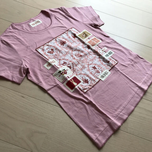 PINK HOUSE(ピンクハウス)の☆新品　ピンクハウス  Tシャツ ピンク レディースのトップス(Tシャツ(半袖/袖なし))の商品写真