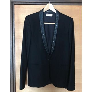 サンローラン(Saint Laurent)のサンローラン  エディ期　ジャケット　レザースタッズ(テーラードジャケット)