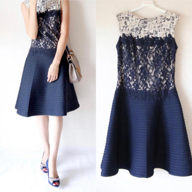 御専用✩TADASHI SHOJI タダシショージ レース ワンピース 素晴らしい