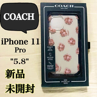 コーチ(COACH)の新品 コーチ iPhone11 Pro 5.8 ケース 専用 COACH 花柄 (iPhoneケース)