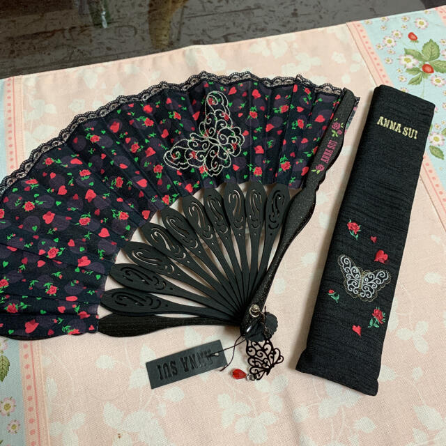 ANNA SUI - アナスイ扇子 新品未使用品の通販 by ココア｜アナスイなら ...